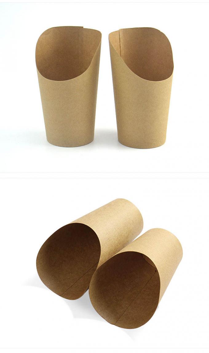 Устранимый бумажный французский картофель фри коробка напечатала обломоки черпает чашки с логотипом клиента