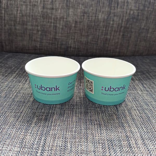 Одноразовые чашки с мороженым с крышками Custom Printed PP / Paper Frozen Dessert Containers for Gelato, Yogurt & TakeawayОдноразовые чашки с мороженым с крышками ️ Custom Printed PP / Paper Frozen Dessert Con